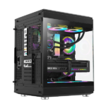 GAMEMAX HYPE BLACK FISH TANK ATX ARGB BLACK – Image 3