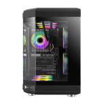 GAMEMAX HYPE BLACK FISH TANK ATX ARGB BLACK – Image 2