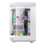 GAMING GAMEMAX HYPER WHITE FISH TANK ATX ARGB WHITE – Image 4